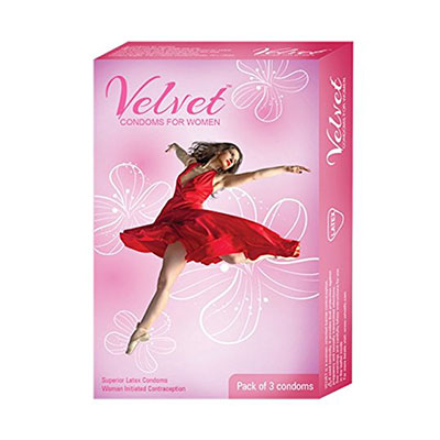 Ženski kondomi Velvet 3's