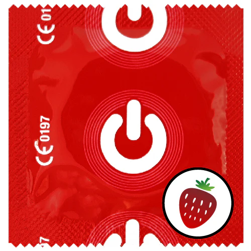 On) Strawberry kondomi