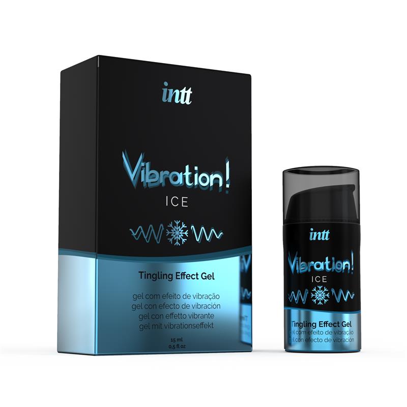 INTT - spraj za vzburjenje Ice liquid vibrator 15ml