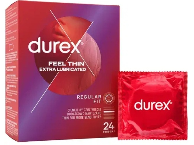 Kondomi Durex Feel Thin Extra Lubricated